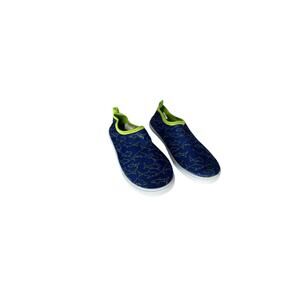 Revo Boys Youth Blue Green Shark Print Slip-On Water Shoes